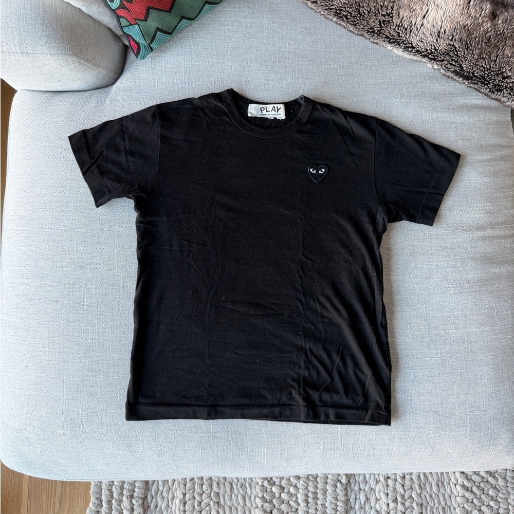 Comme Des Garçons Black Heart Patch Tee - Picture 2 of 3
